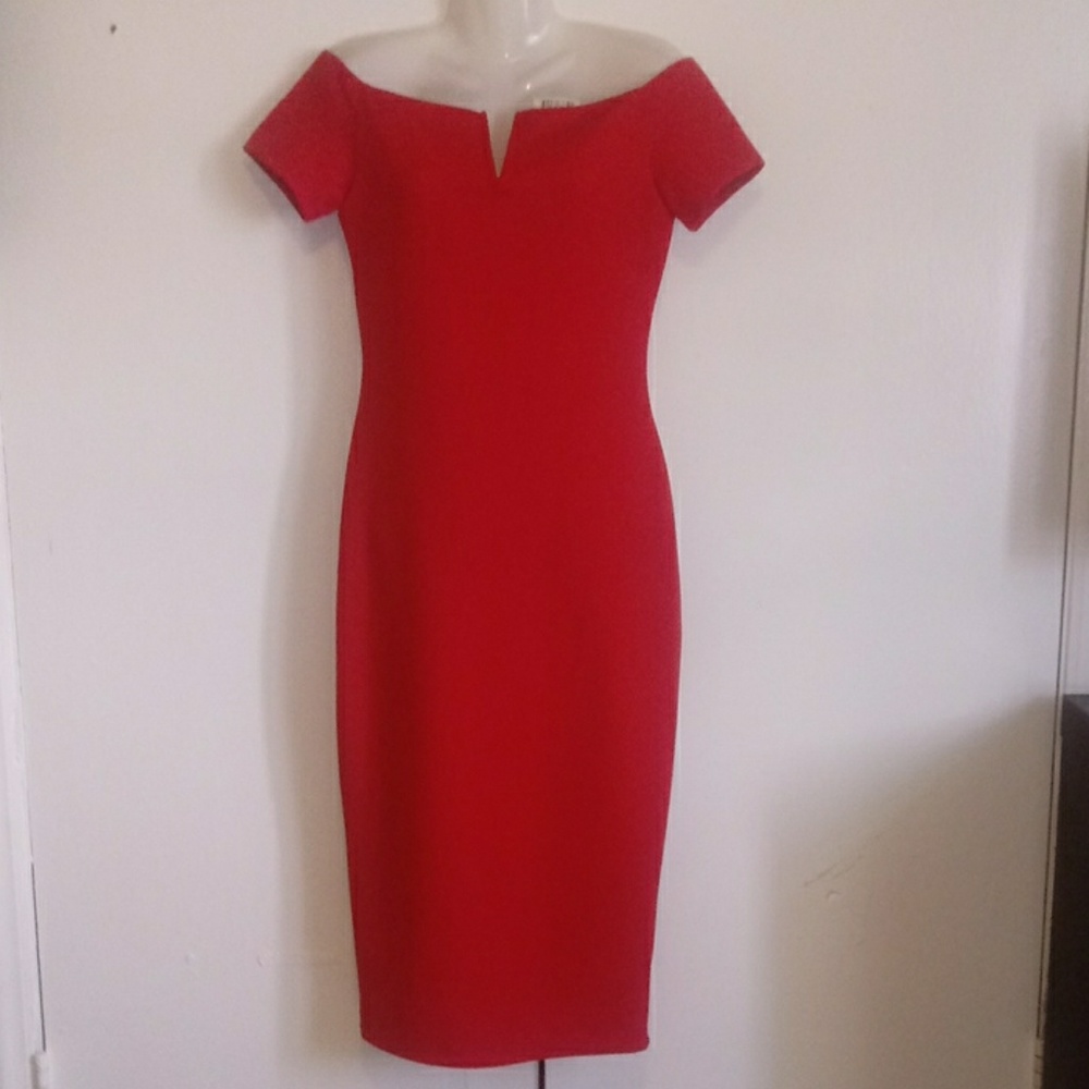 Red dress